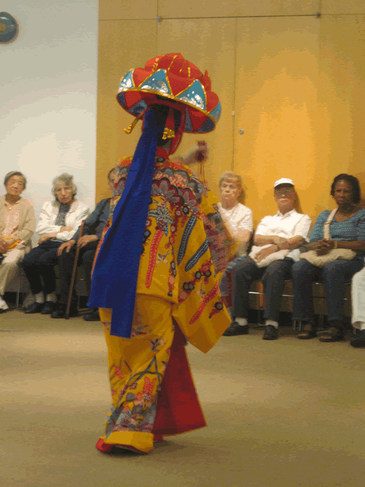 Junko at the Queens Library in Flushing, NY. Photo by LFisher